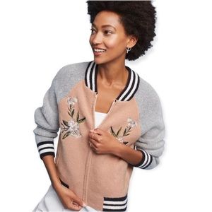 “Maeve” Anthropologie Varsity Bomber Jacket